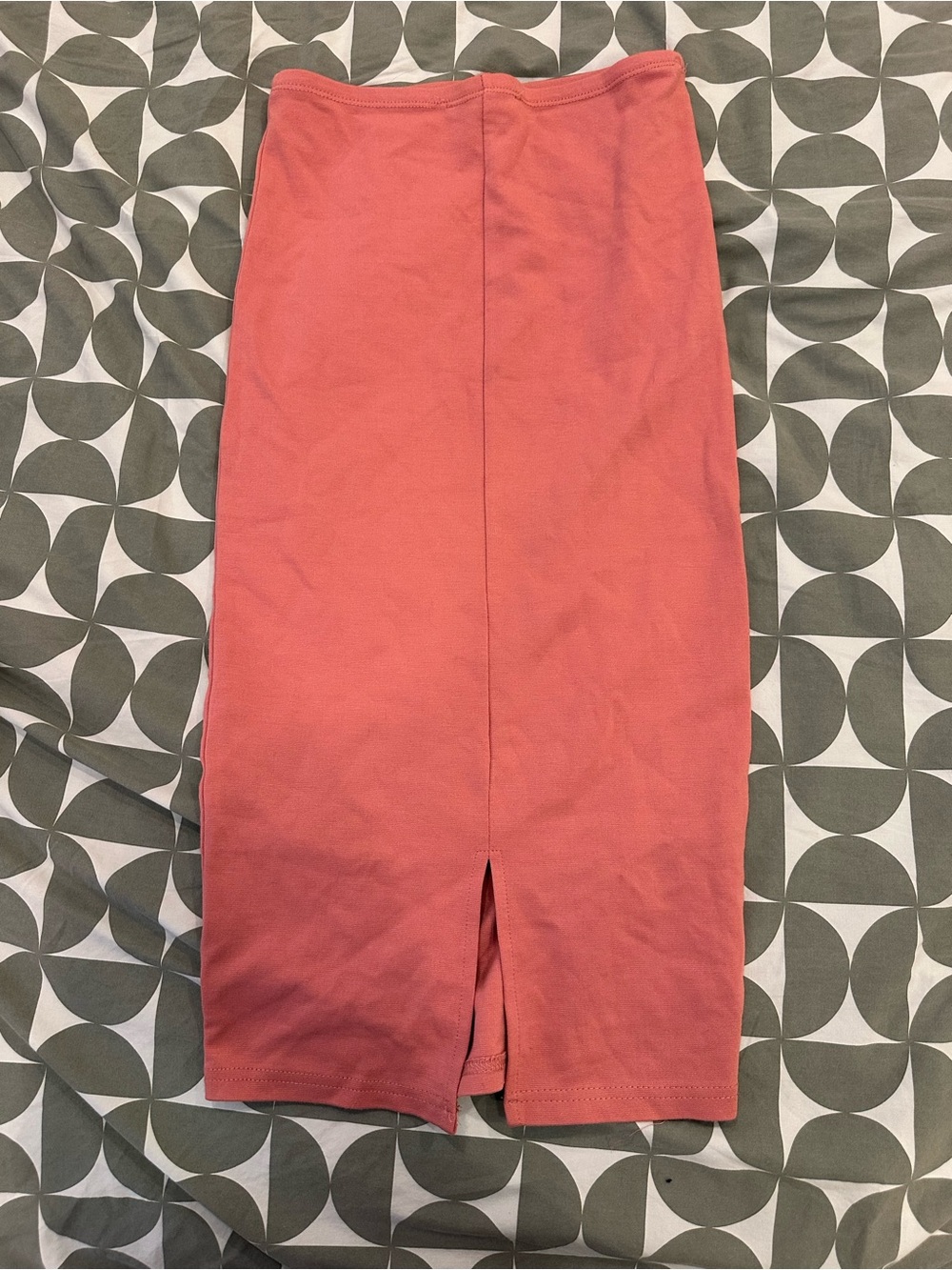 Gymboree Coral Pink Pencil Skirt with Front Slit